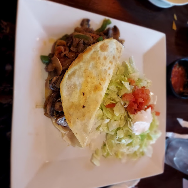Mushroom Quesadilla