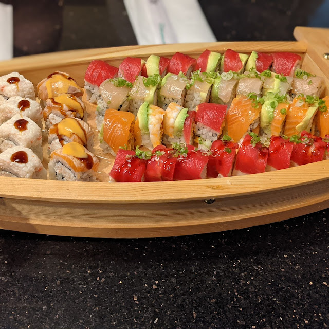 Sake Punch Roll Four Seasons Roll Etc