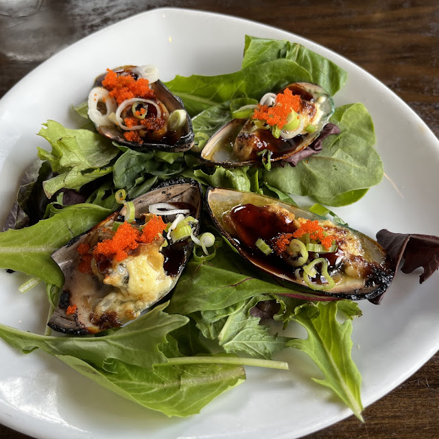 Baked Green Mussels