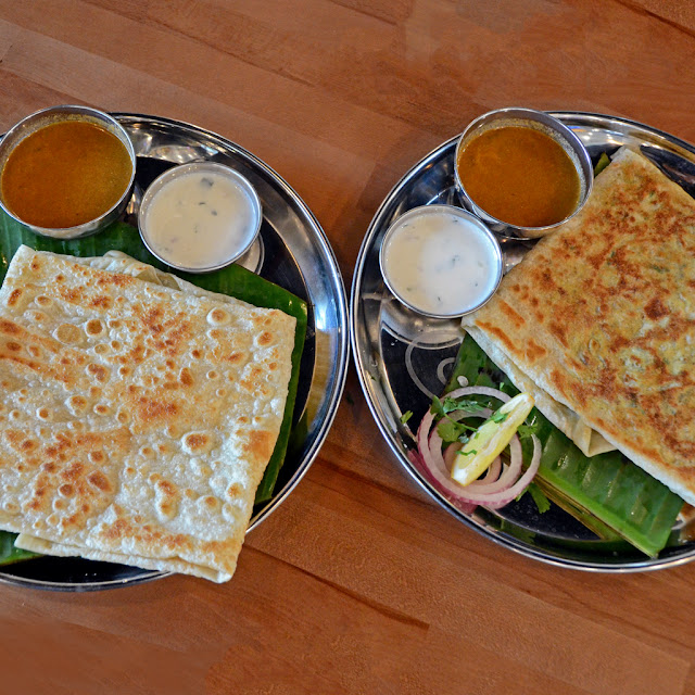 Chicken Veechu Paratha