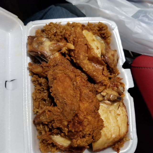 Half Chicken with Fried Rice