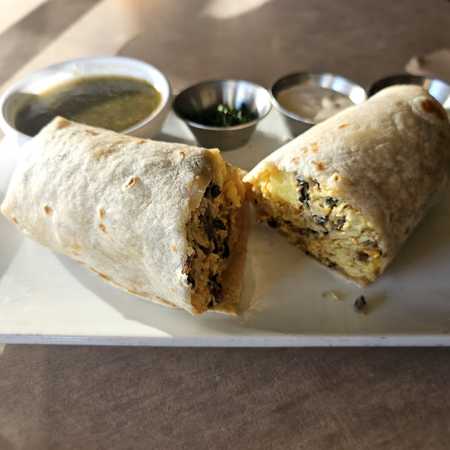 Smothered Breakfast Burrito
