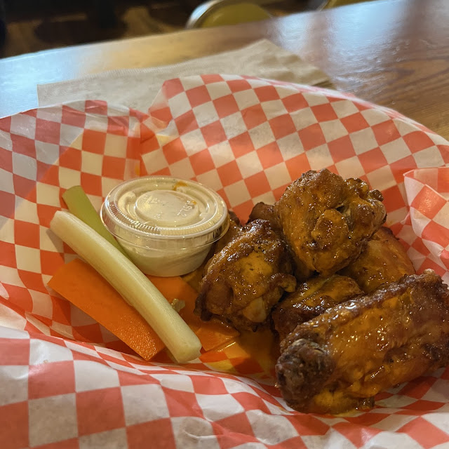 Little Bitty Hot Chicken Bites with Celery Carrots & Ranch
