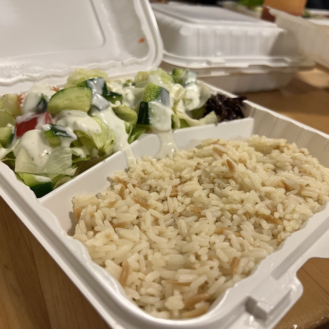 Rice & Salad