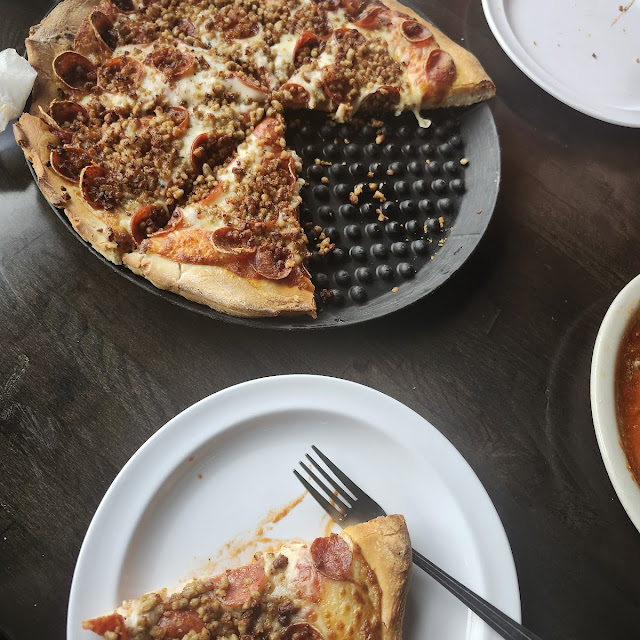 Peperoni and Sausage Pizza