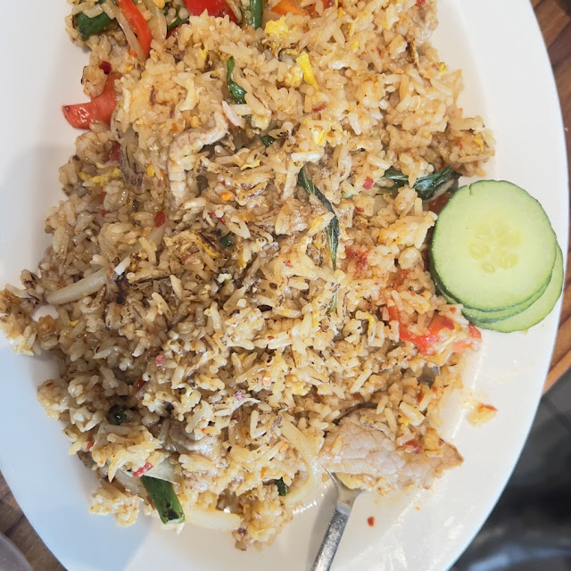 Spicy Thai Fried Rice with Pork