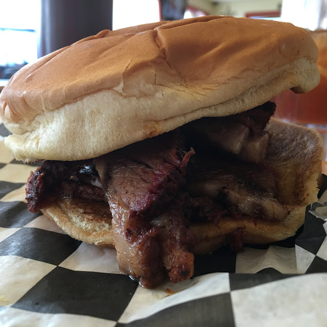Sliced Brisket Sandwich