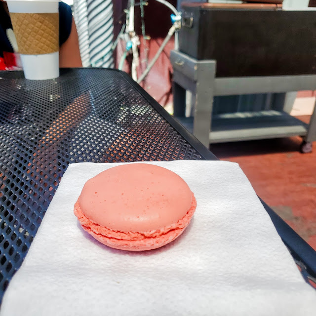 Lychee and Raspberry Macarons