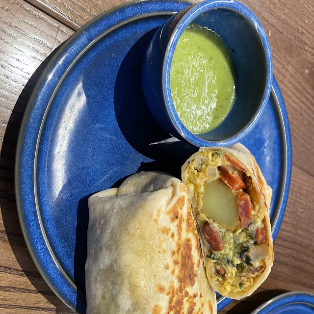 Broccoli Breakfast Burrito