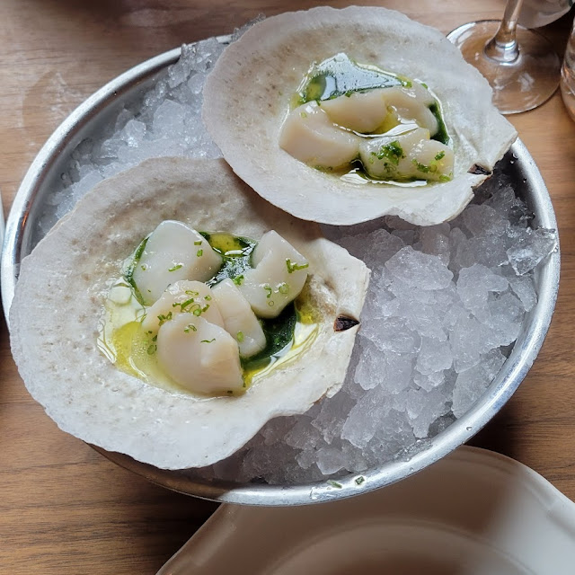Scallops with Ginger Parsley and Meyer Lemon