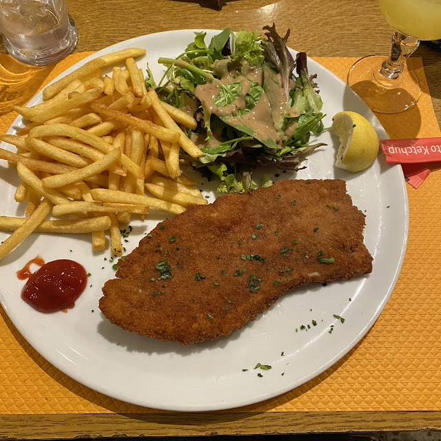 Escalope Panée Avec Frites