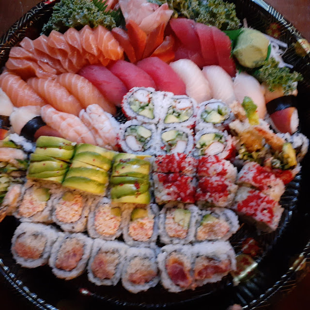Sashimi and Sushi Party Tray