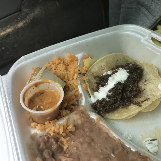 Barbacoa Taco Plate