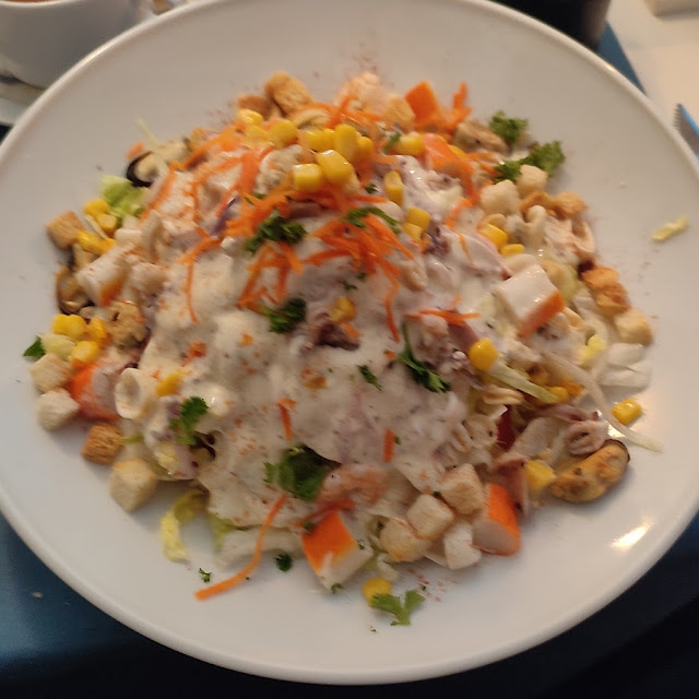 Salat Mit Meeresfrüchte