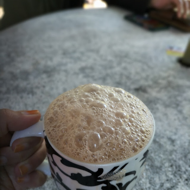 Ginger Milk Tea with Extra Foam