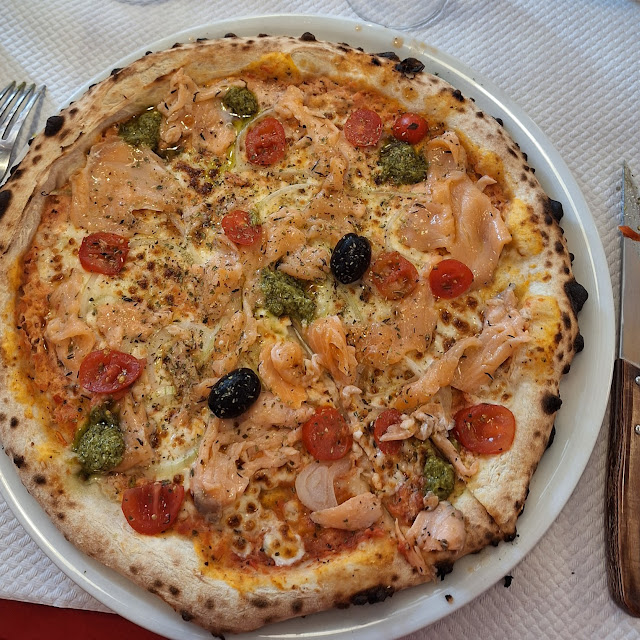 Pizza Scanbérique Saumon Mariné