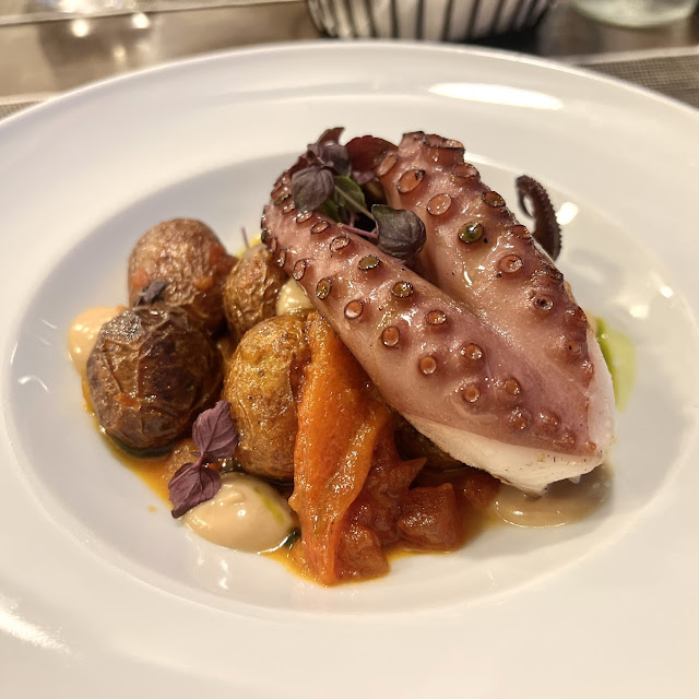 Octopus with Potatoes and Vegetable