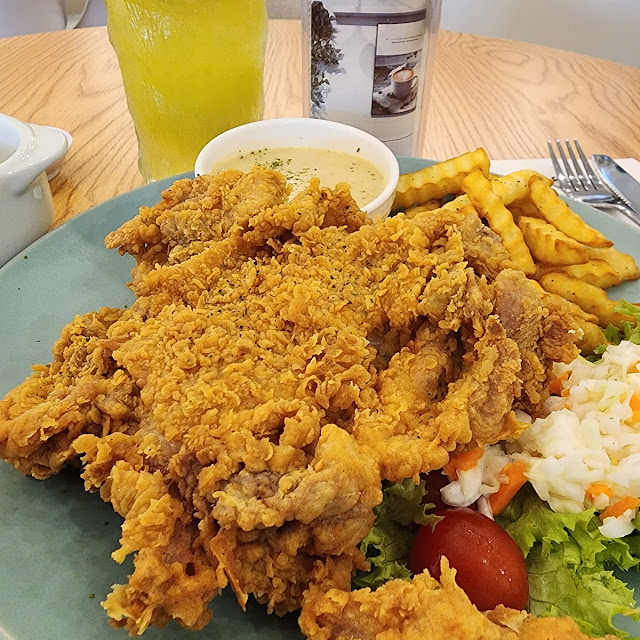 奶油蒜蓉炸鸡排