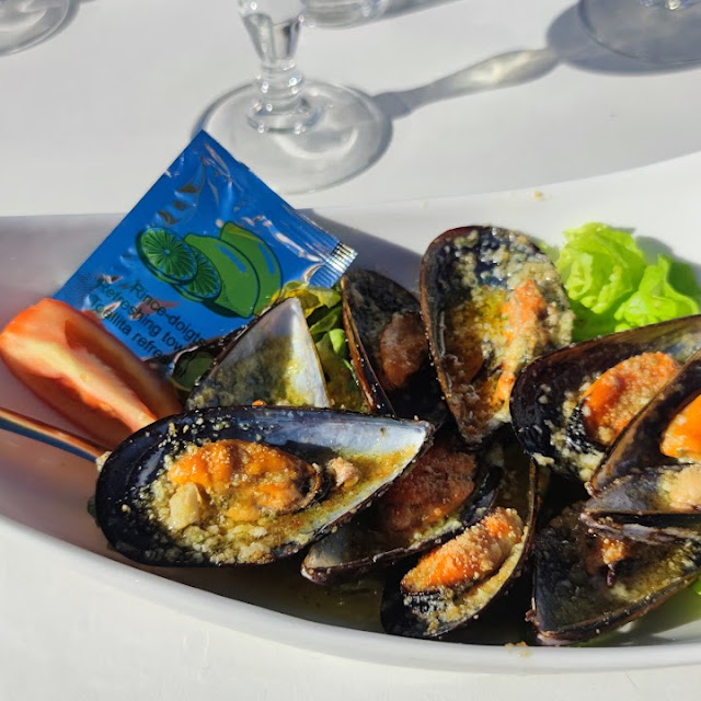 Moules Gratinées