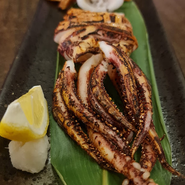 Grill Squid