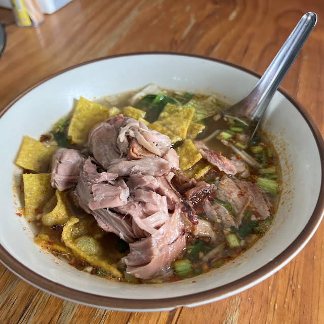 Spicy Noodle Soup with Stewed Pork