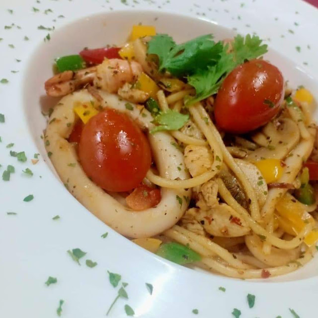 Aglio Olio Seafood