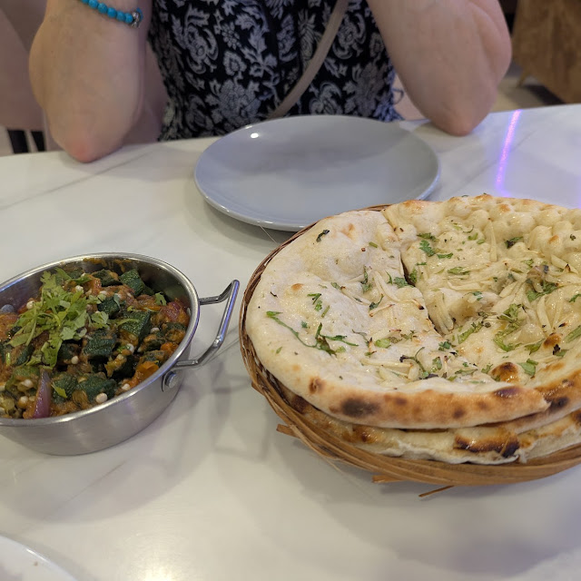 Butter Chicken Garlic Naan