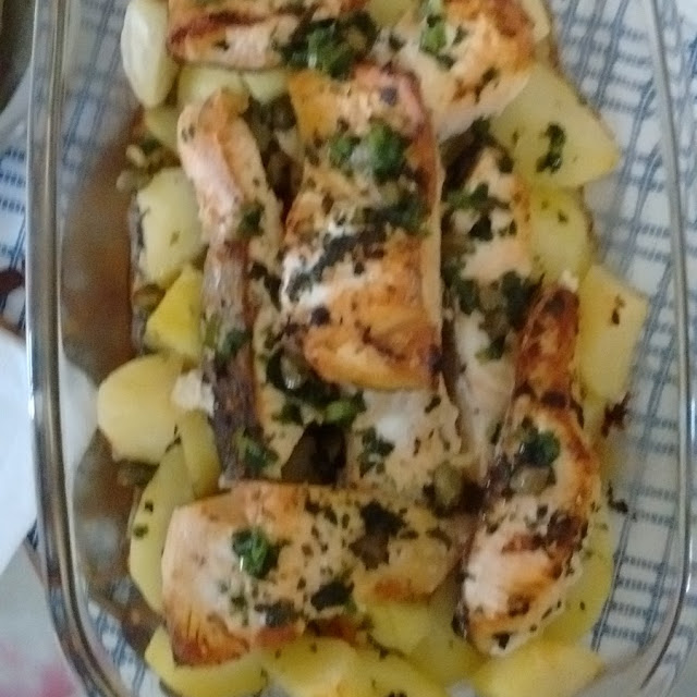 Salmão Com Alcaparras do Américo