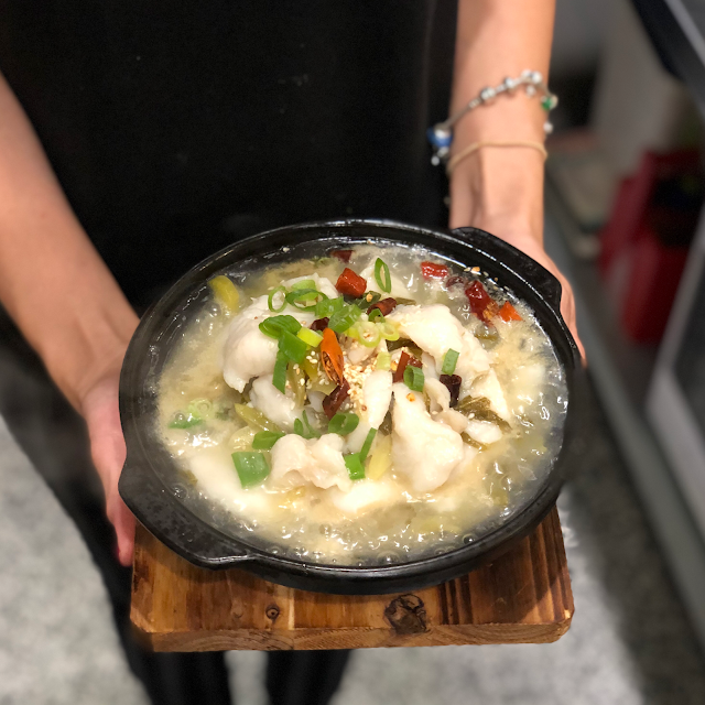sour & spicy fish pot 酸菜鱼砂锅