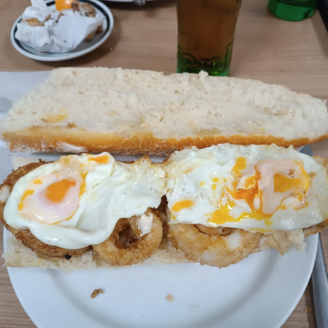 Calamares Huevos Cebolla Caramelizada Ajoaceite