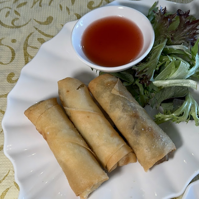duck spring rolls 3 pcs 鸭丝春卷3件