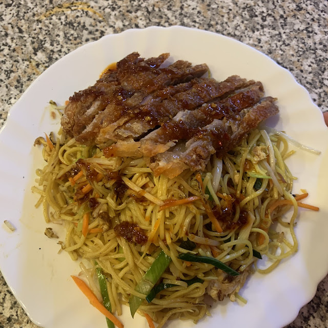 Gebratene Nudeln Mit Ente