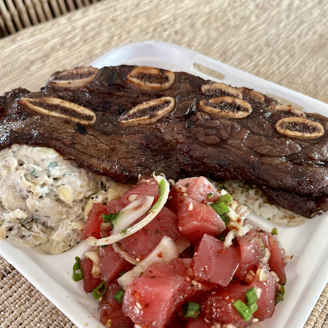 Galbi and Shoyu Poke