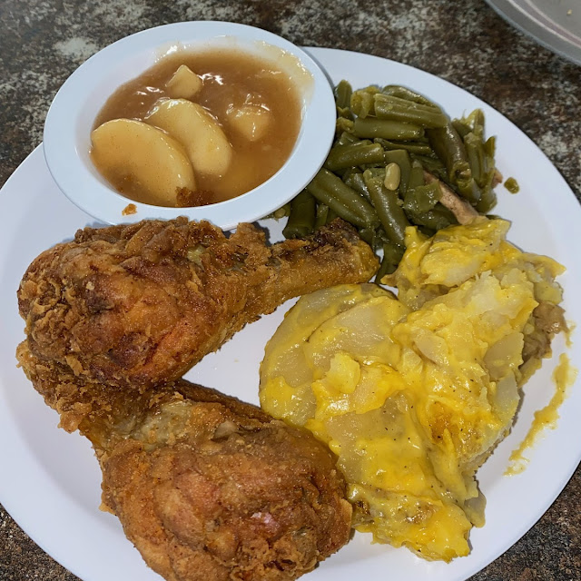 Fried Chicken Leg Lunch Special