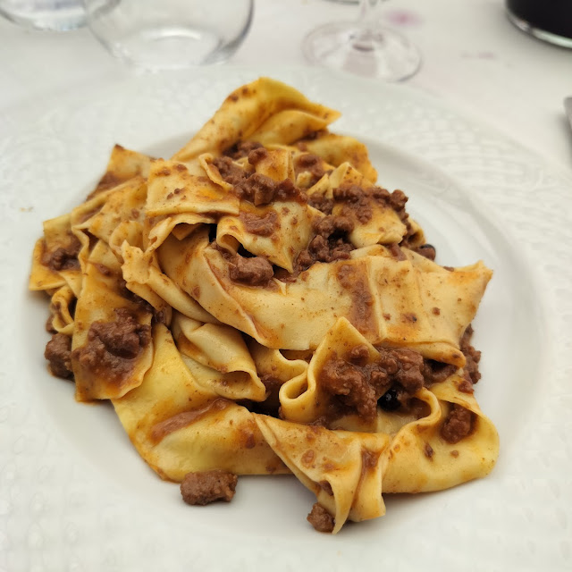 Fettuccine Fatte In Casa Al Sugo Di Lepre Ottimo