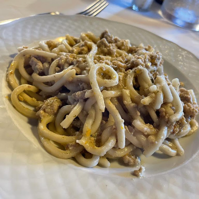 Pici Al Ragù Di Maialino Selvatico E Finocchietto