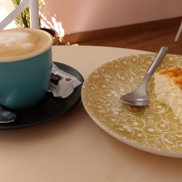 Café Y Tarta de Queso Tradicional