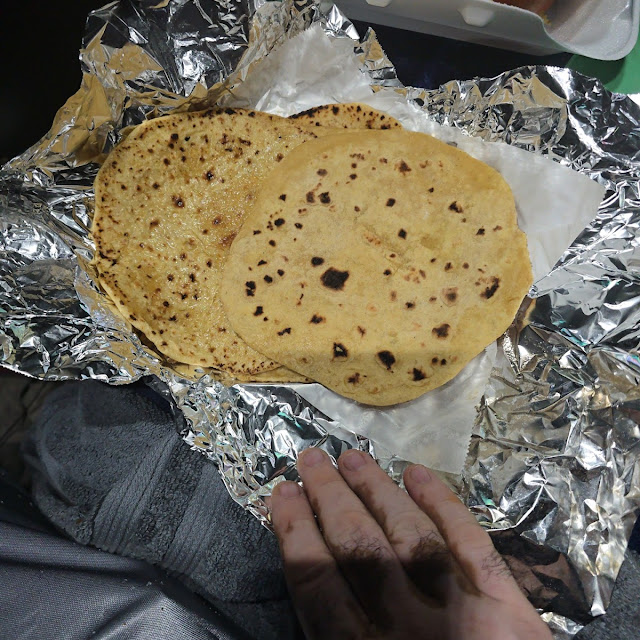 Kadai Paneer and Tawa Roti