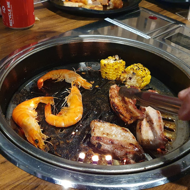 Prawns and Chicken