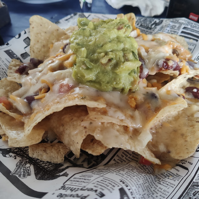 Nachos Grill Con Guacamole