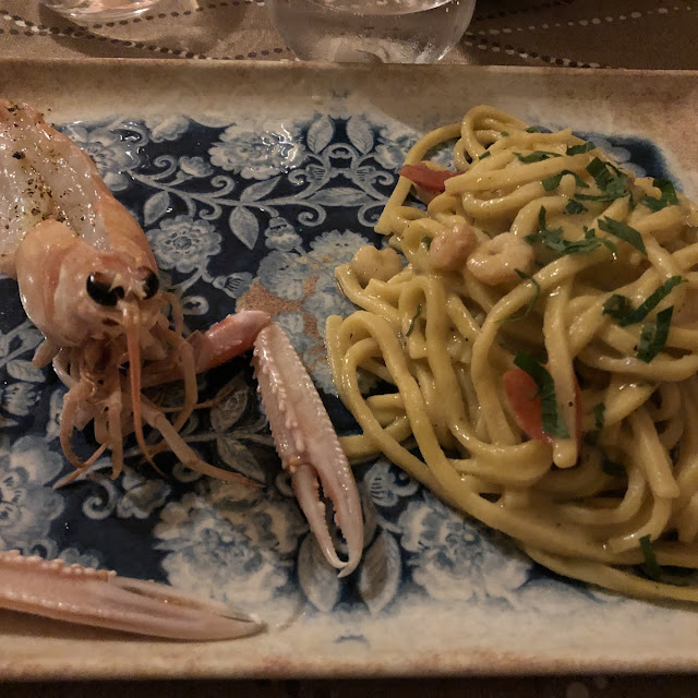 Fettuccine Con Orata E Fiori Di Zucca