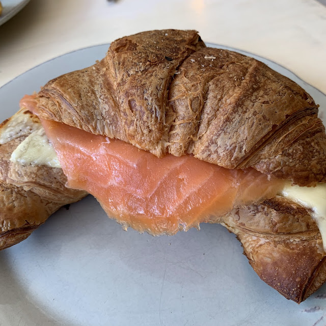 Croissant with Smoked Salmon