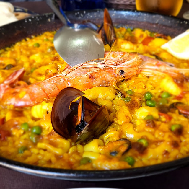 Paella Mixta Para 2 Mariscos