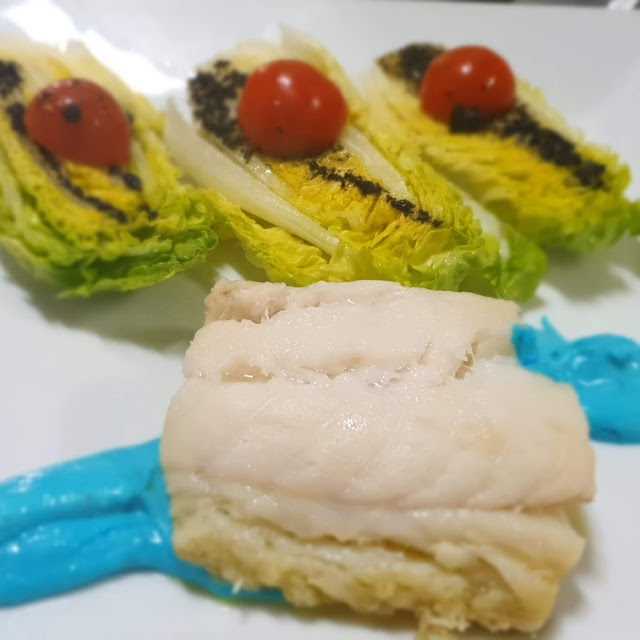 Bacalao Con Alioli Azul