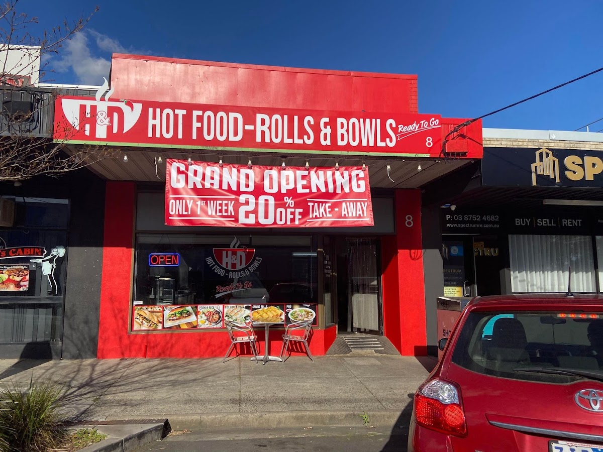 H&D Hot Food Rolls & Bowls