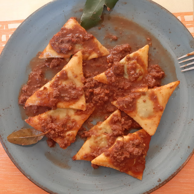 Fazzoletti Alle Erbe Selvatiche Con Ragù Di Cinghiale