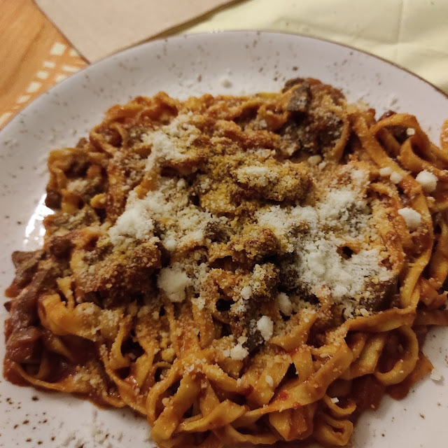 Tagliatelle Alla Coratella Di Agnello