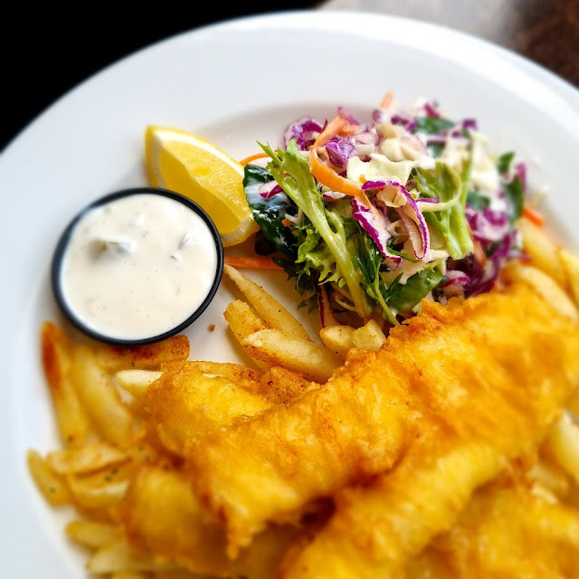 Battered Fish and Chips