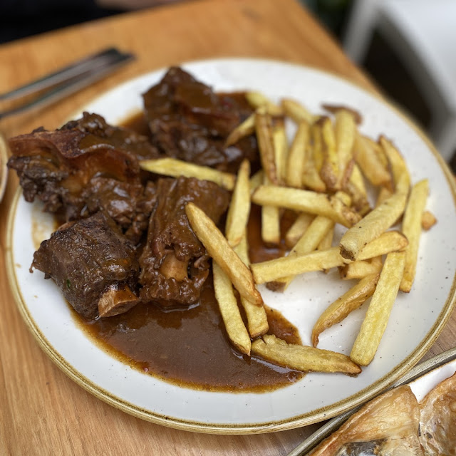Braised Pork Cheeks with Chips and px