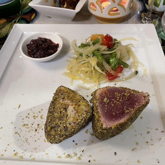 Tuna In Pistachio Crust